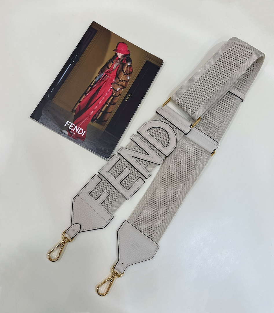 Fendi F10063 Handbag Shoulder Strap FF Logo 915 - Default Title - View 1
