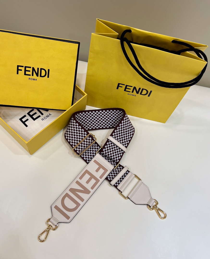 Fendi F10068 Handbag Shoulder Strap FF Logo 910