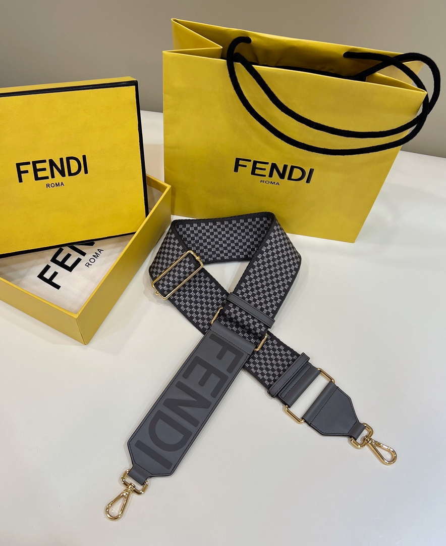 Fendi F10069 Handbag Shoulder Strap FF Logo 910