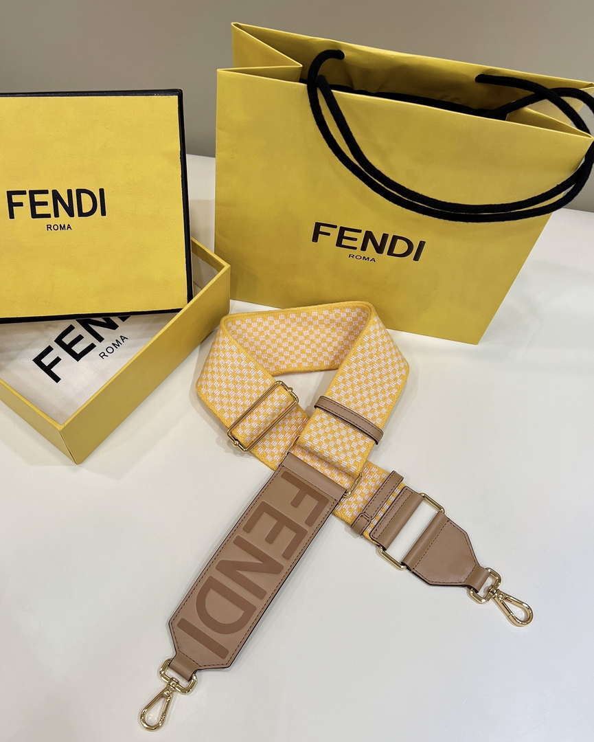 Fendi F10070 Handbag Shoulder Strap FF Logo 910
