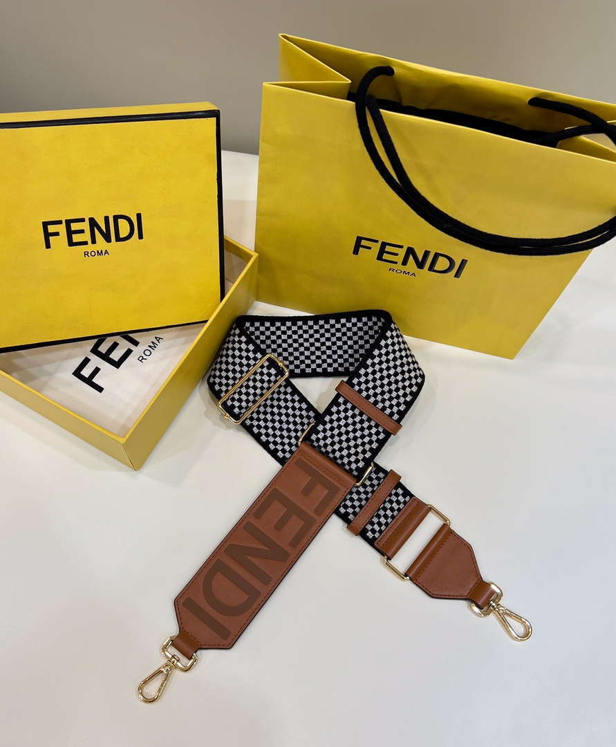 Fendi F10071 Handbag Shoulder Strap FF Logo 910