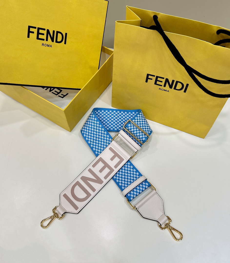 Fendi F10072 Handbag Shoulder Strap FF Logo 910 - Default Title - View 1