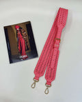 Fendi F10110 Handbag Fashionable cowhide Shoulder Strap Pink 9001