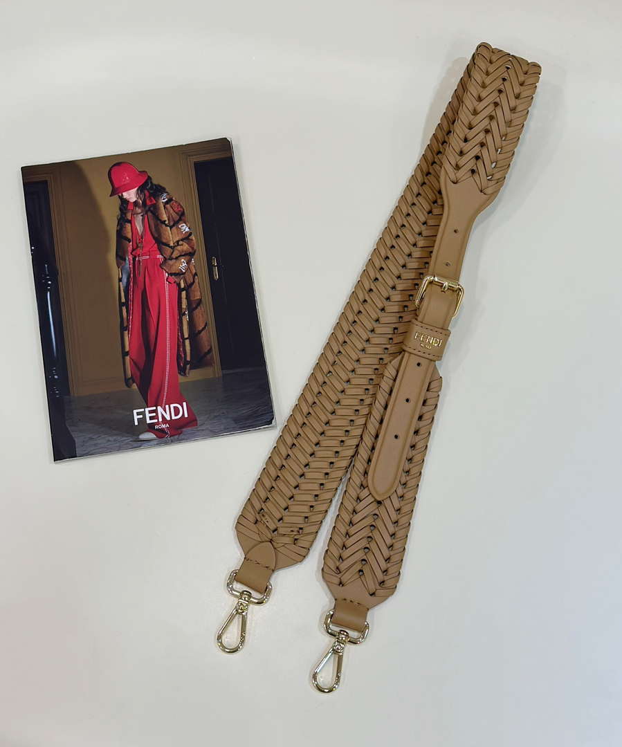 Fendi F10109 Handbag Fashionable cowhide Shoulder Strap Sand 9001 - Default Title - View 1