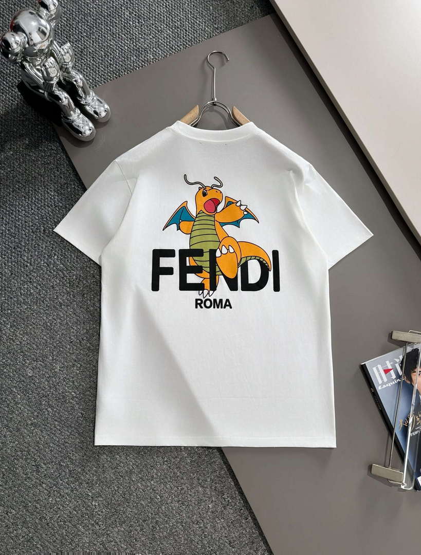 Fendi Fashion Short-sleeved T-shirt for Men and Women F77203