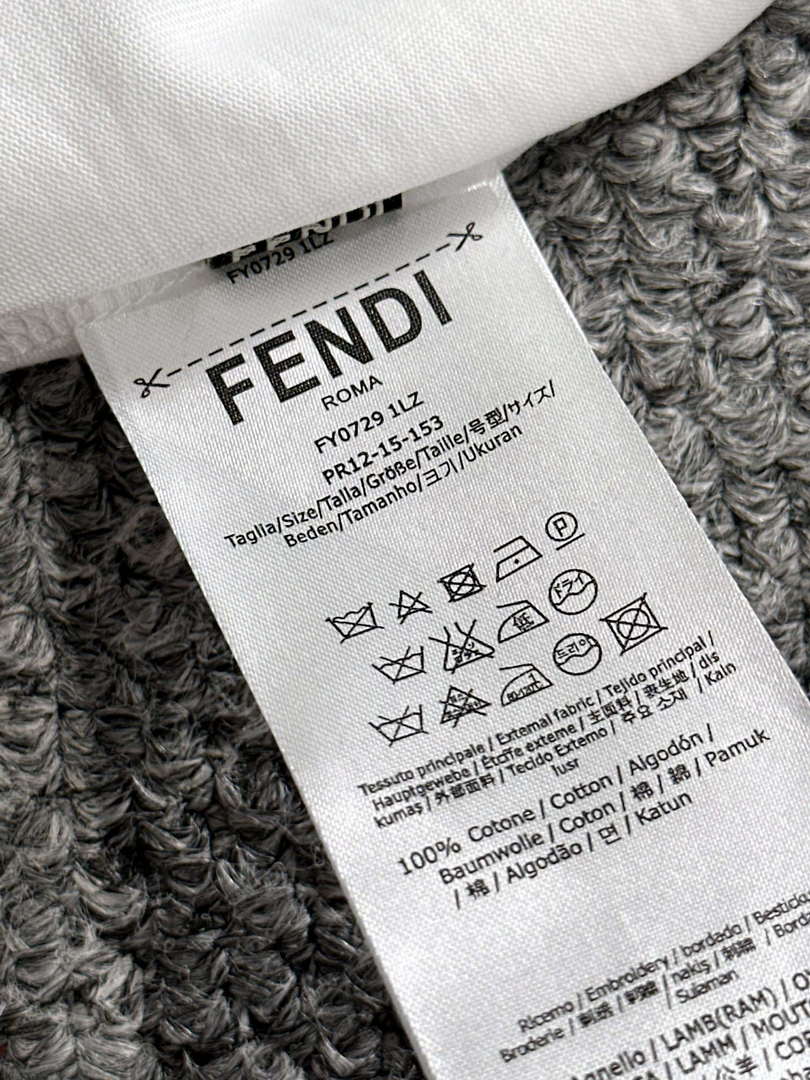 Fendi Fashion Short-sleeved T-shirt for Men and Women F77203