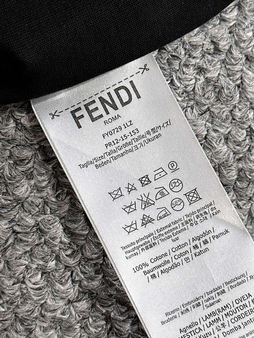 Fendi Fashion Short-sleeved T-shirt for Men and Women F77204