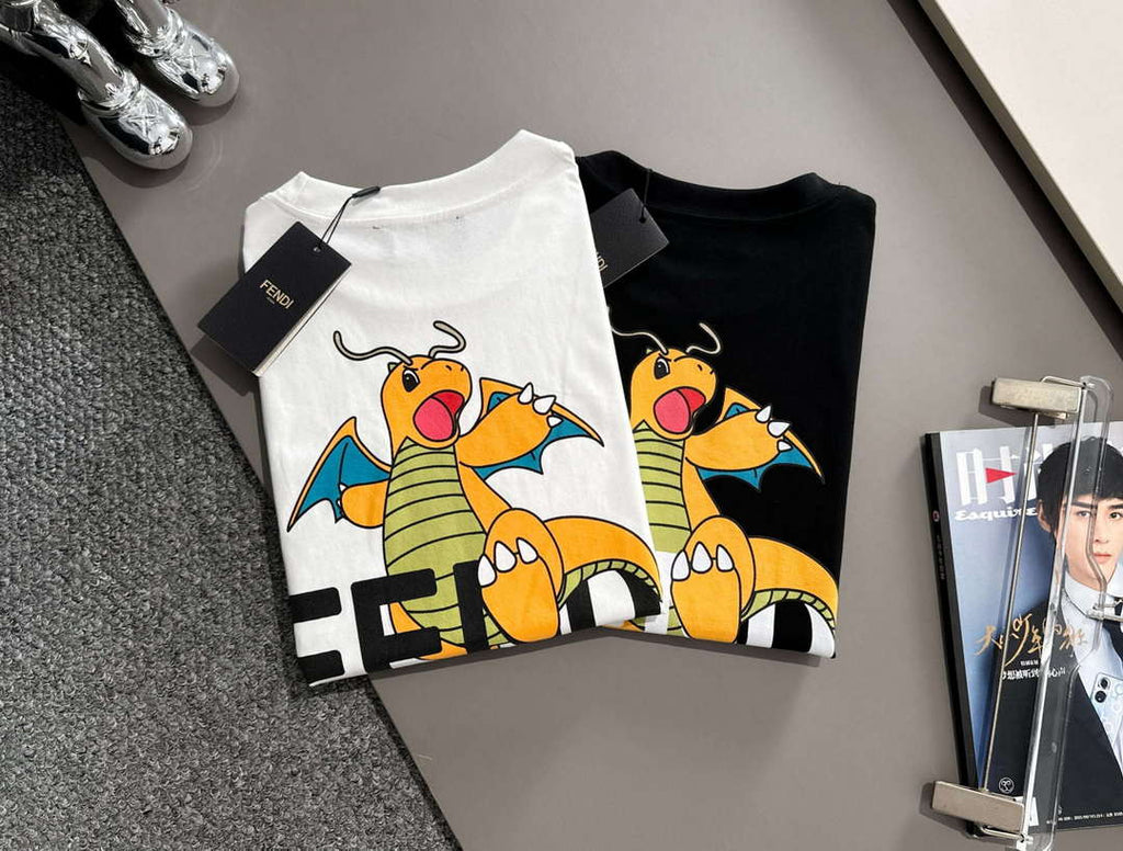 Fendi Fashion Short-sleeved T-shirt for Men and Women F77204