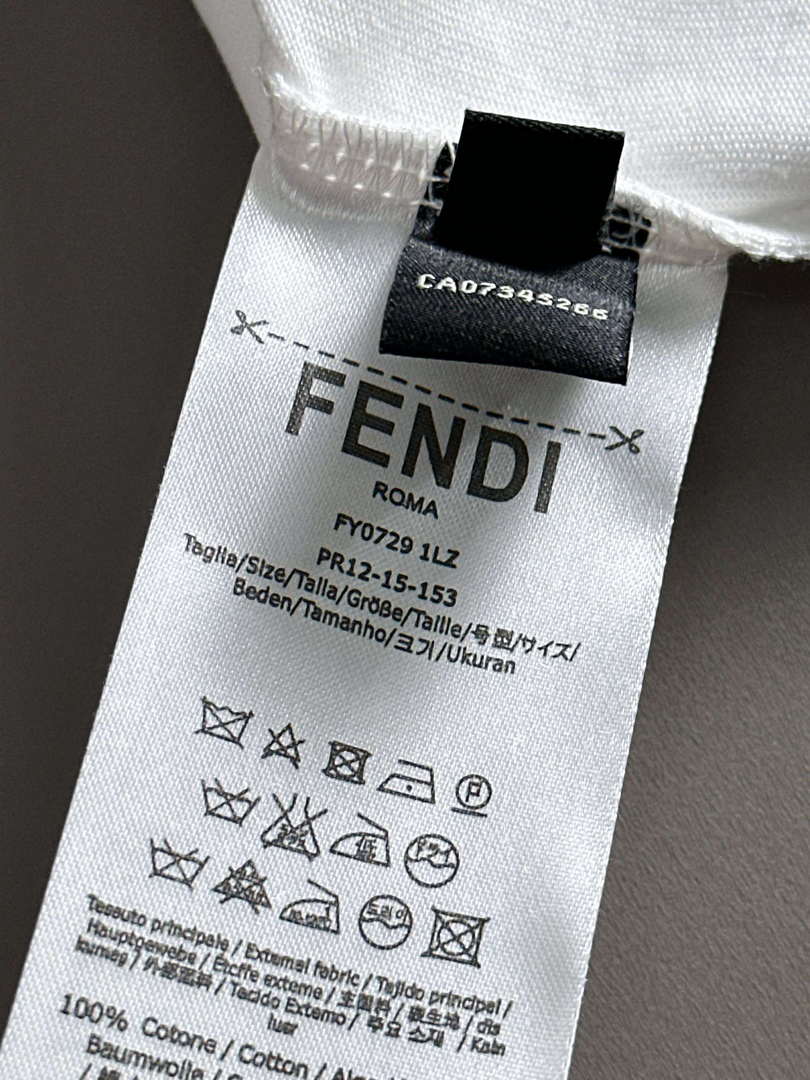 Fendi Fashion Short-sleeved T-shirt for Men and Women F77205