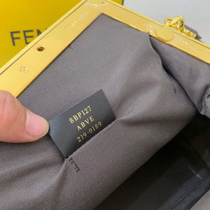 Fendi FIRST Medium Bag Dark Green FF bag 8BP127 - Default Title - View 8