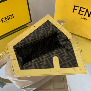 Fendi FIRST Medium Bag Light Pink Leather 8BP127 - Default Title - View 6