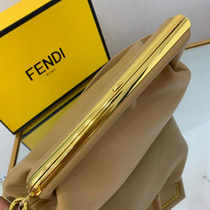 Fendi FIRST Medium Bag Apricot Leather 8BP127 - Default Title - View 5