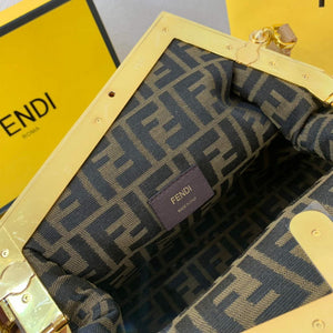 Fendi FIRST Medium Bag Apricot Leather 8BP127 - Default Title - View 7