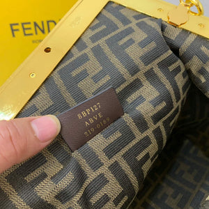 Fendi FIRST Medium Bag Tan Leather 8BP127 - Default Title - View 8