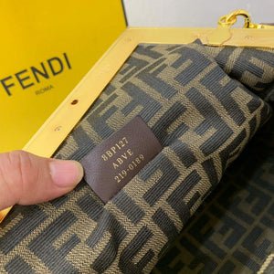 Fendi FIRST Medium Bag Dark Brown Leather 8BP127 - Default Title - View 8