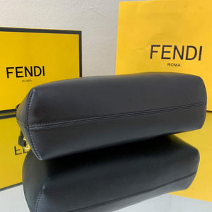 Fendi FIRST Medium Bag Black Leather 8BP127 - Default Title - View 9