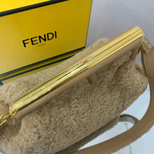 Fendi First Medium Sheepskin Bag 8BP127 Apricot - Default Title - View 5