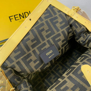 Fendi First Medium Sheepskin Bag 8BP127 Beige - Default Title - View 7