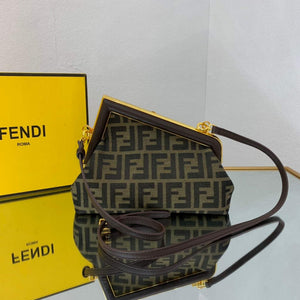 Fendi FIRST Small Bag 8BP129 Dark Green FF - Default Title - View 2