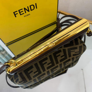 Fendi FIRST Small Bag 8BP129 Dark Green FF - Default Title - View 5