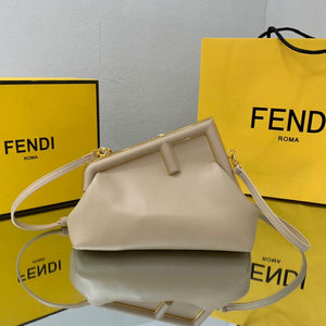 Fendi FIRST Small Bag 8BP129 Light Pink Leather - Default Title - View 1