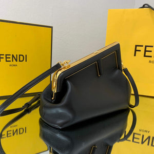 Fendi FIRST Small Bag 8BP129 Black Leather - Default Title - View 3