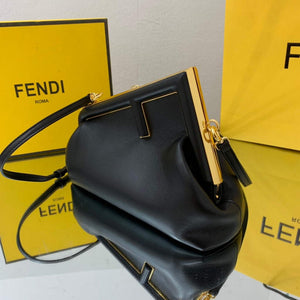 Fendi FIRST Small Bag 8BP129 Black Leather - Default Title - View 4