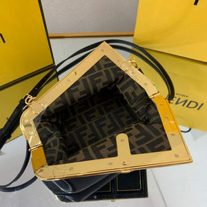 Fendi FIRST Small Bag 8BP129 Black Leather - Default Title - View 6