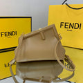 Fendi FIRST Small Bag Apricot Leather 8BP129