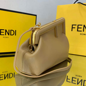 Fendi FIRST Small Bag Apricot Leather 8BP129 - Default Title - View 3