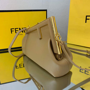 Fendi FIRST Small Bag Apricot Leather 8BP129 - Default Title - View 4
