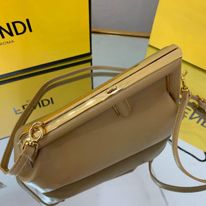 Fendi FIRST Small Bag Apricot Leather 8BP129 - Default Title - View 5