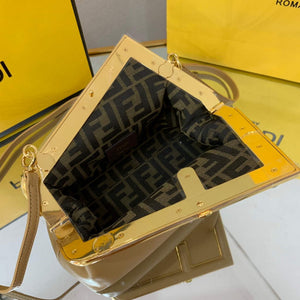 Fendi FIRST Small Bag Apricot Leather 8BP129 - Default Title - View 6