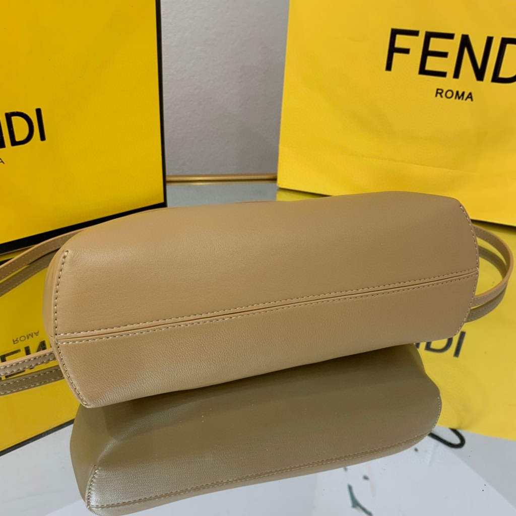 Fendi FIRST Small Bag Apricot Leather 8BP129
