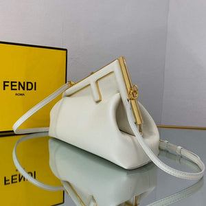 Fendi FIRST Small Bag 8BP129 White Leather - Default Title - View 4