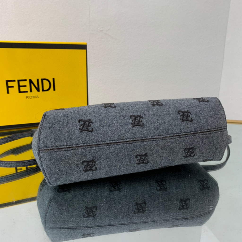 Fendi First Small flannel Bag 8BP129 Blue