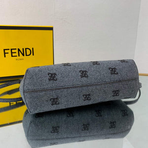 Fendi First Small flannel Bag 8BP129 Blue - Default Title - View 9