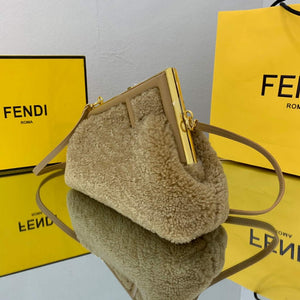 Fendi First Small Sheepskin Bag 8BP129 Tan - Default Title - View 4