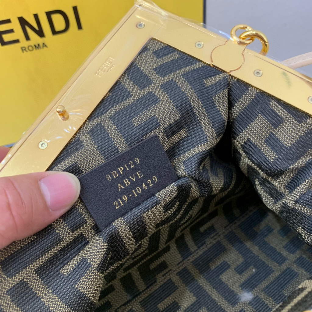 Fendi First Small Sheepskin Bag 8BP129 Beige