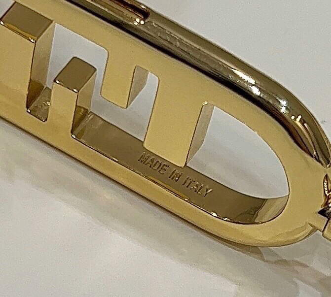 Fendi Handbag Custom metal chain Shoulder Strap F10052 Gold - Default Title - View 7