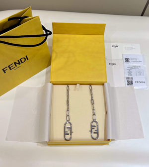 Fendi Handbag Custom metal chain Shoulder Strap F10053 Silvery - Default Title - View 3
