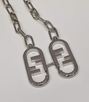 Fendi Handbag Custom metal chain Shoulder Strap F10053 Silvery - Default Title - View 5