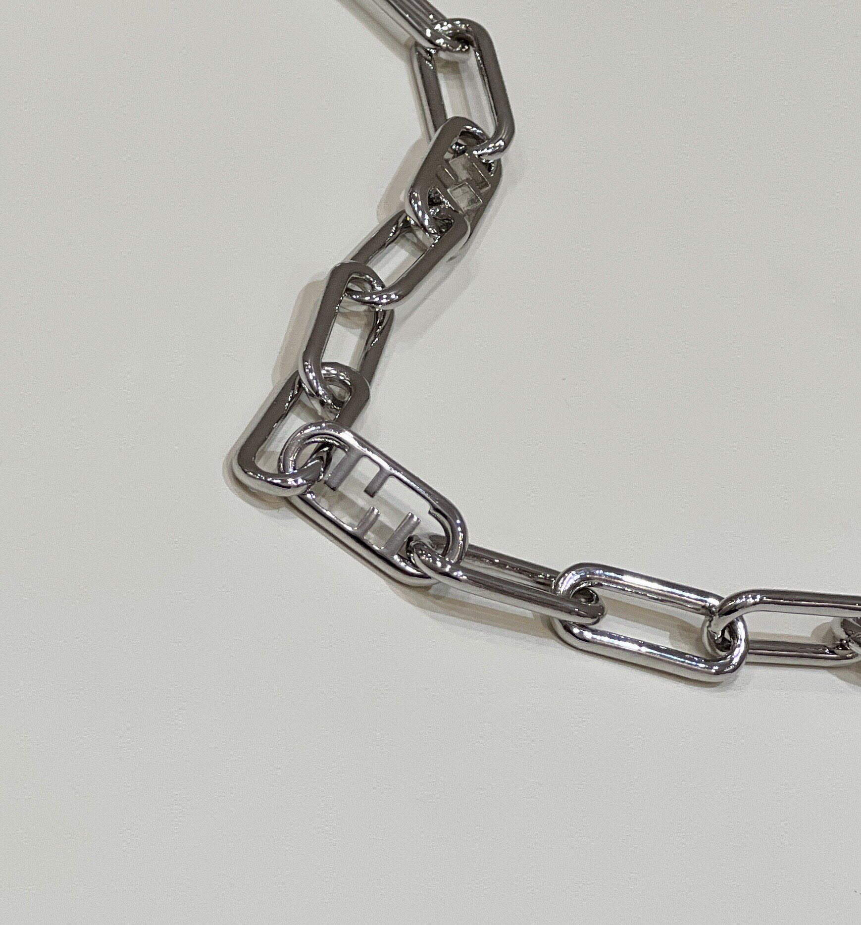 Fendi Handbag Custom metal chain Shoulder Strap F10053 Silvery - Default Title - View 6