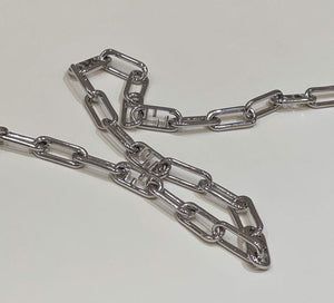 Fendi Handbag Custom metal chain Shoulder Strap F10053 Silvery - Default Title - View 8