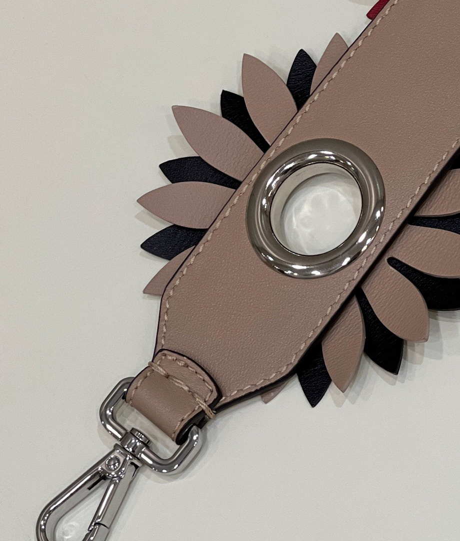 Fendi Handbag Shoulder Calfskin Flower Strap You F10060