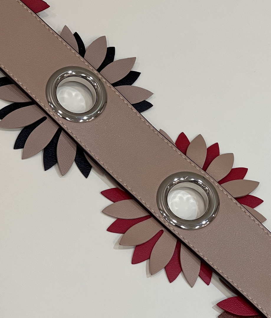Fendi Handbag Shoulder Calfskin Flower Strap You F10060