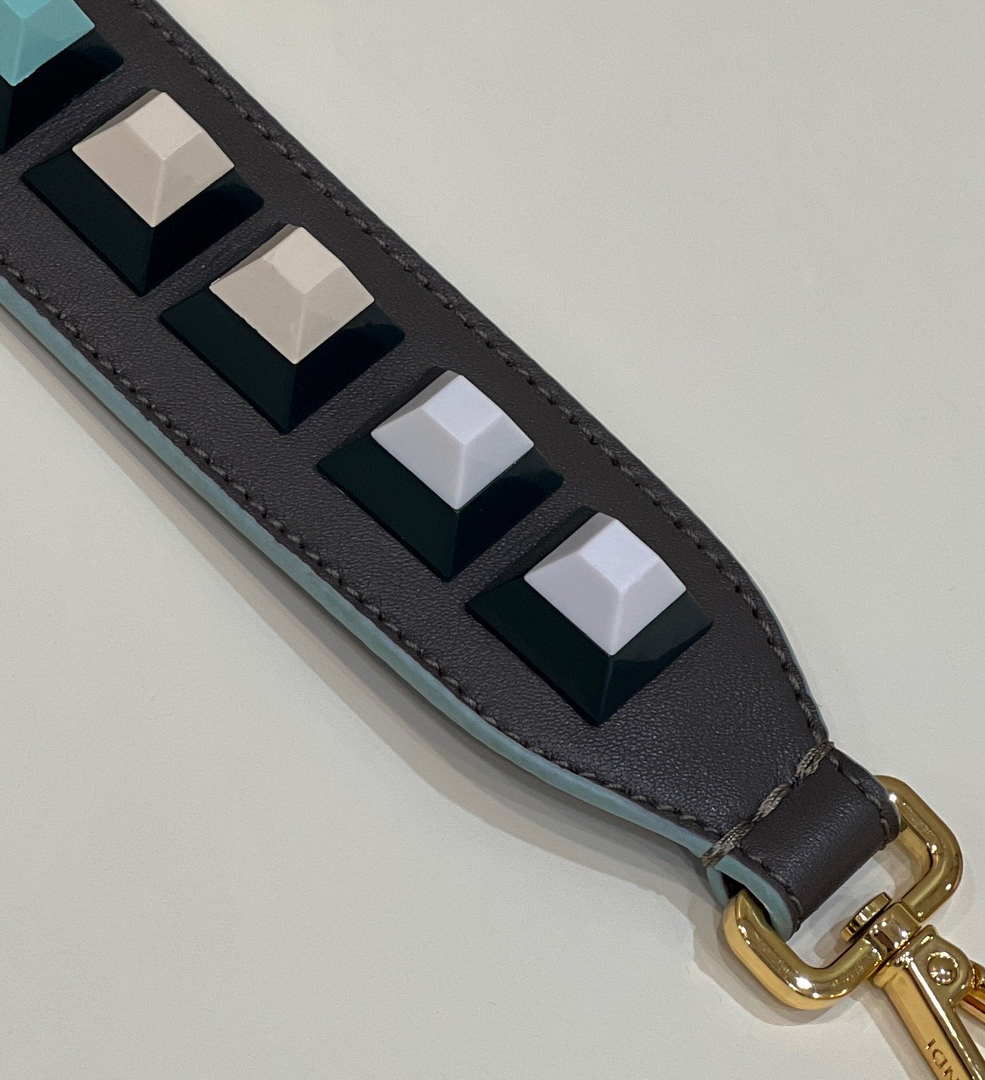 Fendi Handbag Strap You Leather shoulder strap F10062