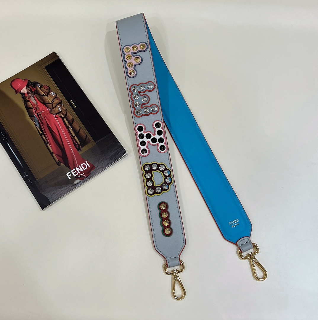 Fendi Handbag Strap You Leather shoulder strap F10065 - Default Title - View 1