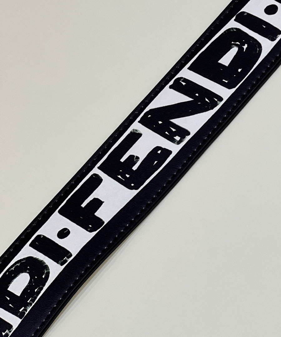 Fendi Handbag Strap You Leather shoulder strap F10068