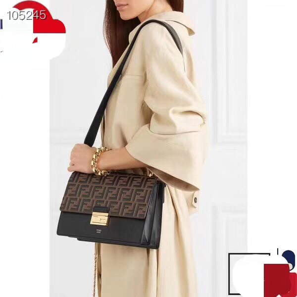 Fendi Kani 0508L Shoulder Bag Black - Default Title - View 2